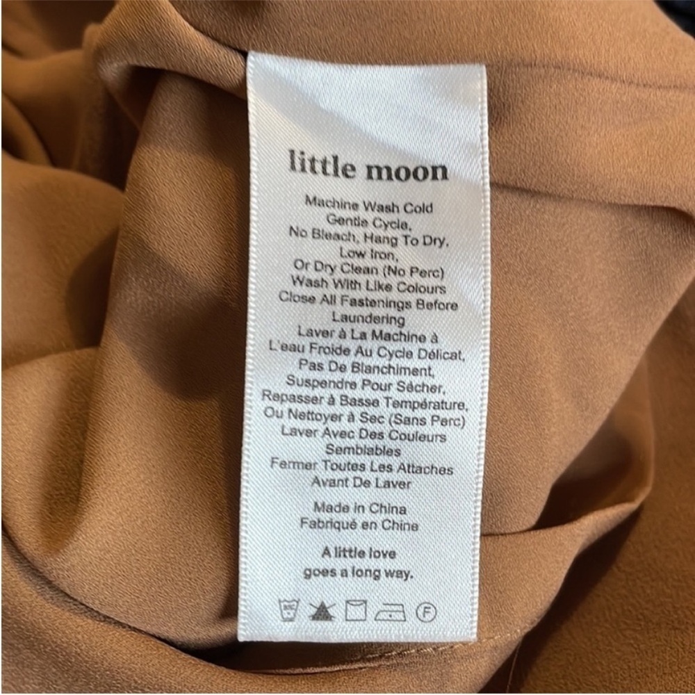 Aritzia Little Moon Freesia Button‎ up mini skirt Size 8 Academia School Fall - Picture 6 of 7